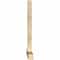 Ekena Millwork Eugene Rough Sawn Timber Gable Bracket, Douglas Fir, 108"W x 49"H x 4"D x 4"F, 11/12 Pitch GBW108X49X0404EUG00RDF - alternate 2